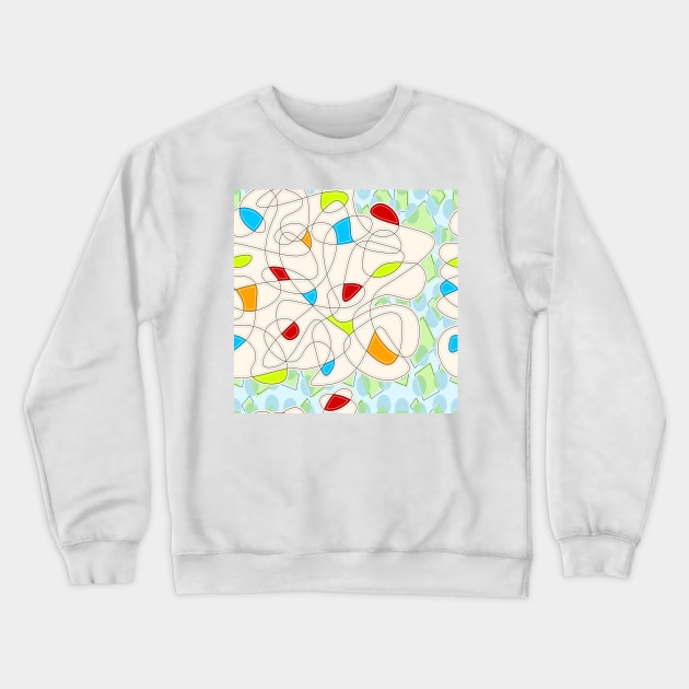 Chaotic pattern Crewneck Sweatshirt by ilhnklv